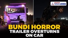 Bundi Horror: Trailer Overturns on Car, Four of Family Killed