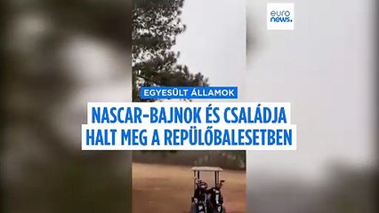 Egy NASCAR-bajnok és egész családja is életét vesztette az Észak-Karolinában lezuhant magángépen