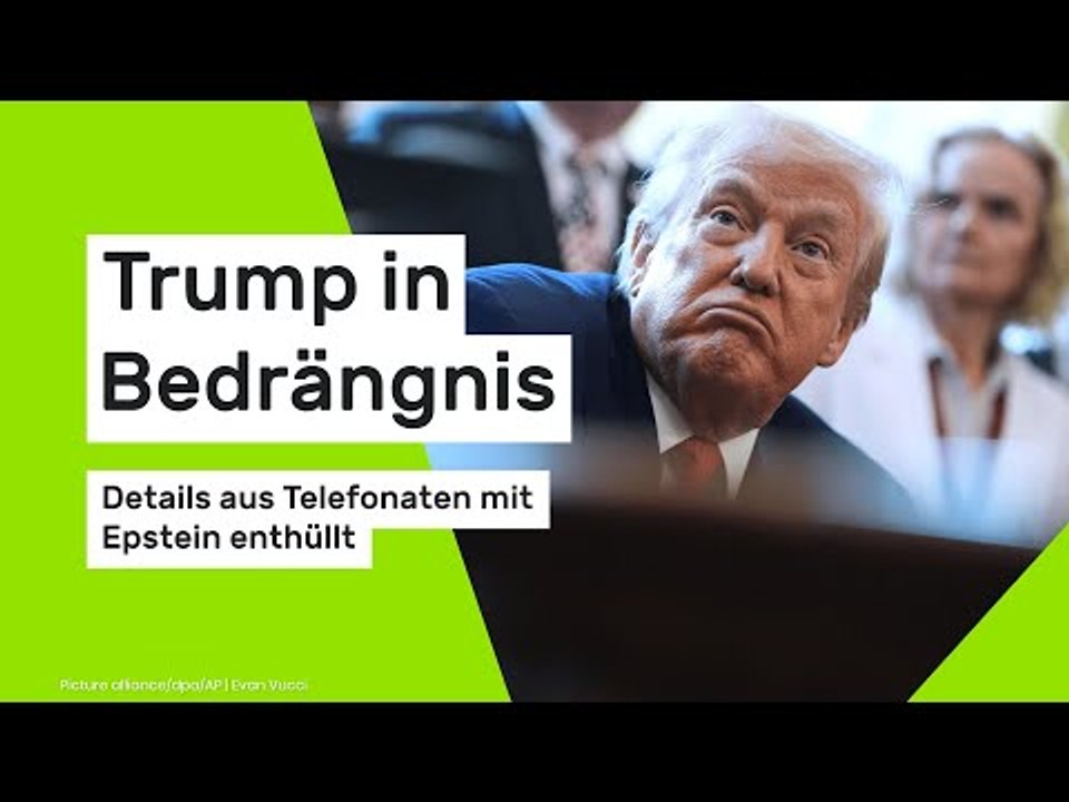 Trump in Bedrängnis - Details aus Telefonaten mit Epstein enthüllt