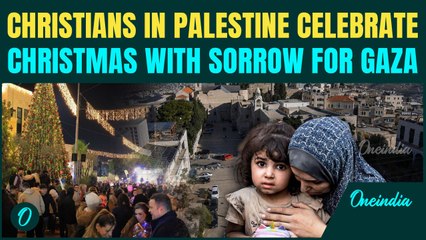 VIDEO: Palestinian Christians Light Up Christmas Tree Remembering Death and Sorrow in Gaza