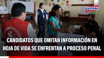 Elecciones 2026: Candidatos que omitan información o mientan en hoja de vida se enfrentan a proceso penal
