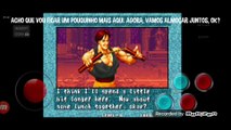 Fatal Fury 3 Hon Fu vs Blue Mary fala de vitória do Hon Fu em português
