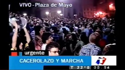 19 DE DICIEMBRE DEL 2001 LA RENUNCIA DE CAVALLO