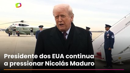 Após bloqueio a navios petroleiros, Trump diz não descartar guerra contra a Venezuela
