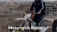 Motorcycle Rides in Gaza: Brief Escape from War
