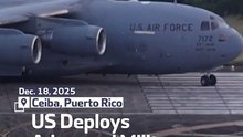 US Deploys Advanced Military Aircraft to Puerto Rico