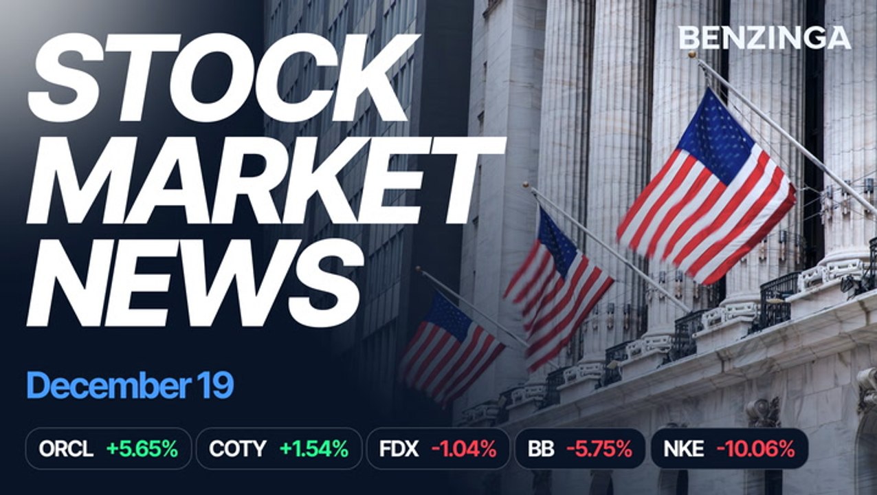Stock Market Today: Dow Futures Slip, S&P 500, Nasdaq Gain Following Cooler-Than Expected Inflation Print—Oracle, Coty, Nike In Focus