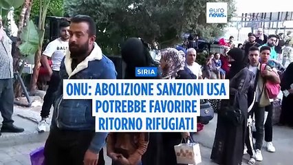 Unhcr: abolizione sanzioni statunitensi sulla Siria potrebbe stimolare il ritorno dei rifugiati