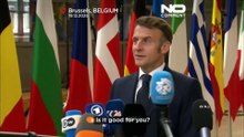 Macron gubi wątek przez „tańczące mikrofony” przed szczytem UE