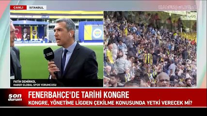 Volkan Ballı Fenerbahçe Olağanüstü Genel Kurulu'nda Haber Global'e konuştu