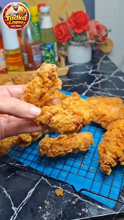 Crispy Fried Chicken Recipe | KFC & McDonald’s Style Juicy Tender Chicken at Home