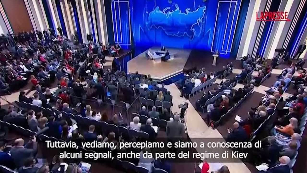 Ucraina, Putin accusa Kiev: ?Rifiuta la pace? e avverte su nuovi avanzamenti russi