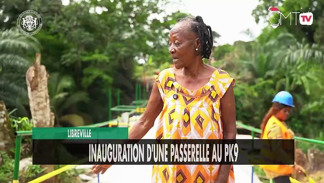 [#Reportage] Libreville : Inauguration d'une passerelle au PK9