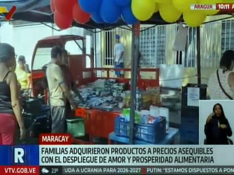 Familias del estado Aragua fueron beneficiadas con Despliegue de Amor y Prosperidad Alimentaria
