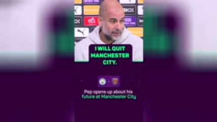 I will leave Man City when I am 76 - Guardiola