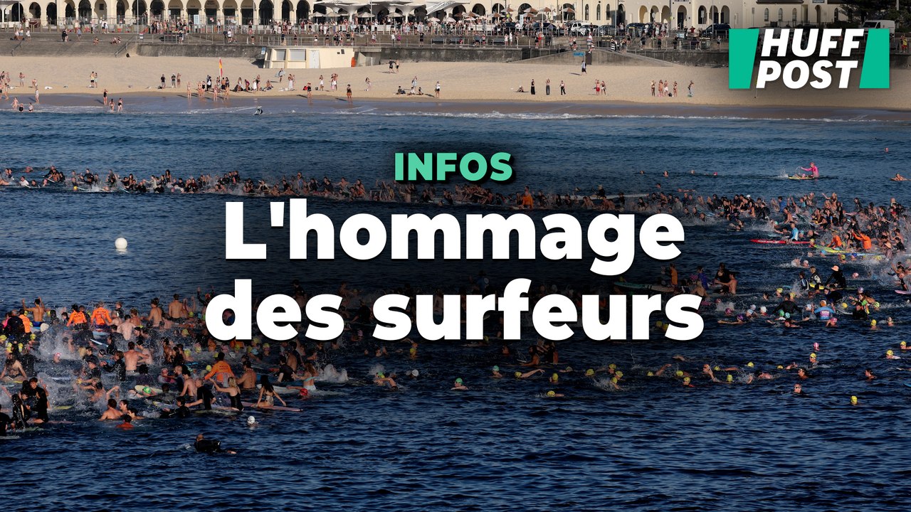 L’immense hommage des surfeurs sur la plage de Bondi après l’attentat antisémite