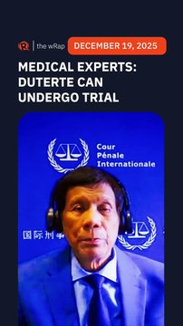 Duterte can undergo trial, medical experts tell ICC