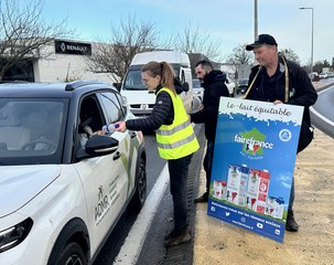 Manifestation des producteurs de lait à VIre Normandie