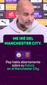 Guardiola contundente sobre su posible salida del Manchester City
