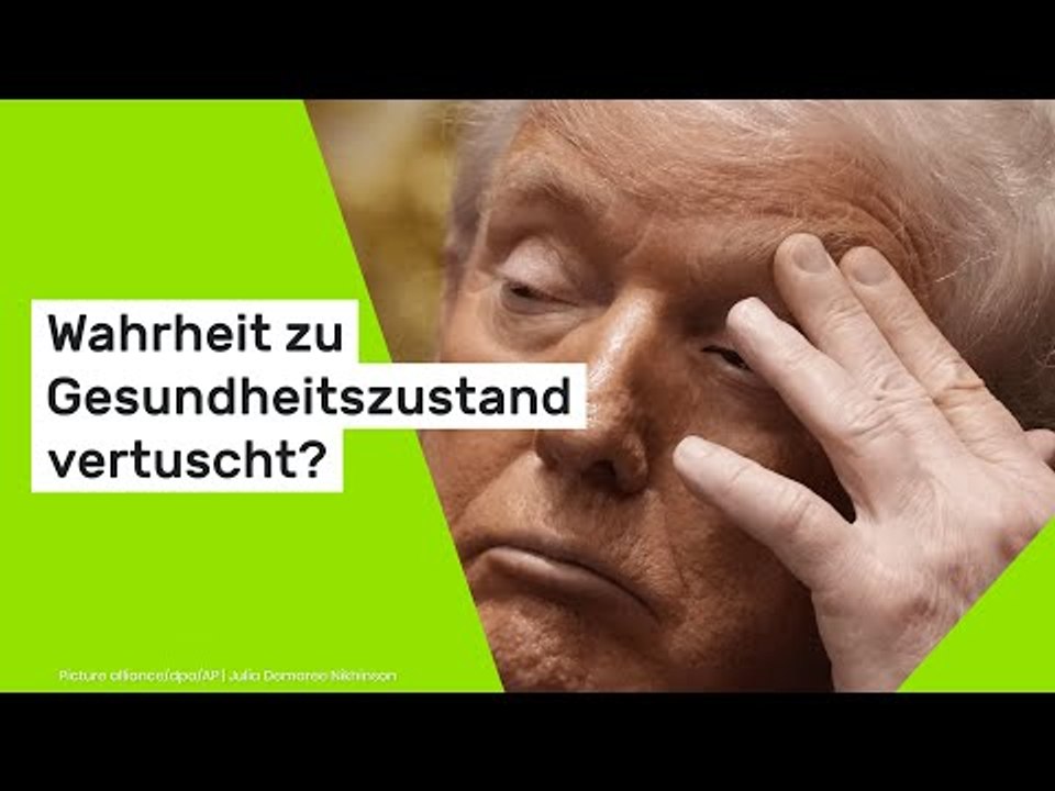 Wahrheit zu Gesundheitszustand vertuscht?: Trump 'sehr besorgt'