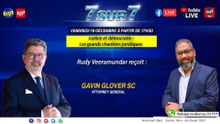 7 Sur 7: Rudy Veeramundar reçoit Gavin Glover SC, Attorney General