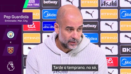 Guardiola responde a los rumores sobre su marcha del City