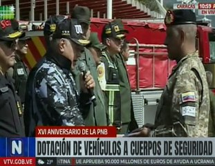 Vpdte. Sec. Cabello entregó dotación de vehículos a los distintos órganos de seguridad nacional