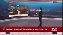 TRT Haber canlı yayınında şok anlar: ''Yeter'' diye bağırdı!
