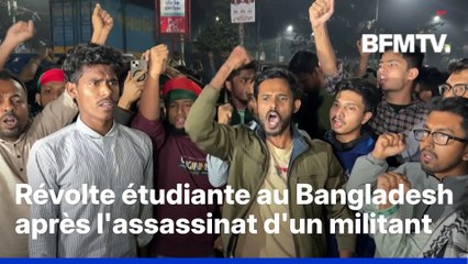 De violents affrontements au Bangladesh après la mort d'une figure de la révolte étudiante