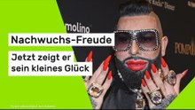 Nachwuchs-Freude - jetzt zeigt er sein kleines Glück