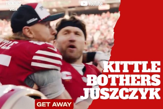 George Kittle annoys Kyle Juszczyk with a terrible Mariah Carey impression
