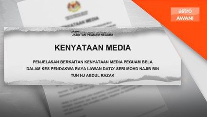 AGC jelaskan kenyataan peguam bela kes 1MDB