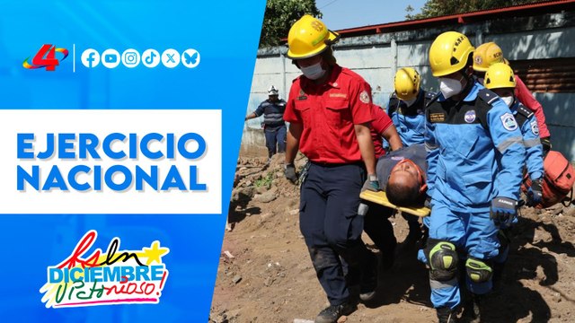 IV Ejercicio Nacional 2025: preparación multiamenazas en Nicaragua 🚨