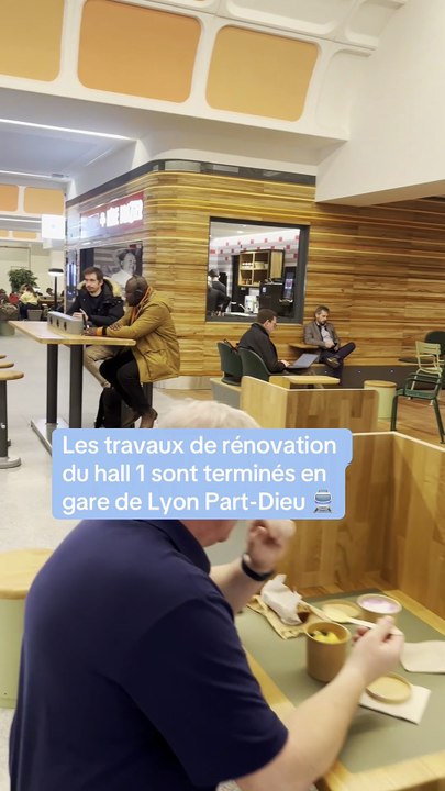 Les travaux de rénovation du hall 1 sont terminés en gare de Lyon Part-Dieu