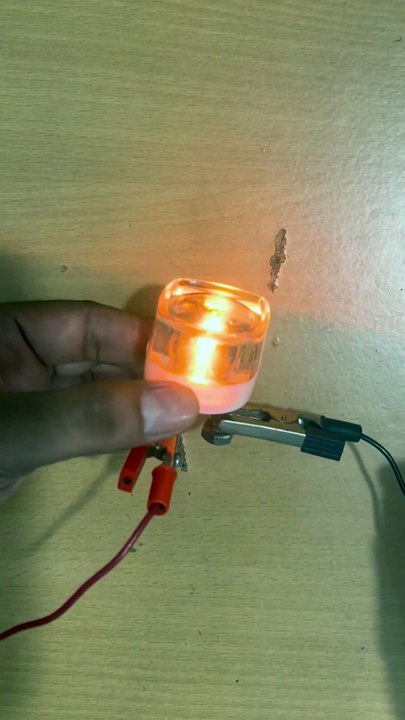 Homemade Bulb Made Using Household Items