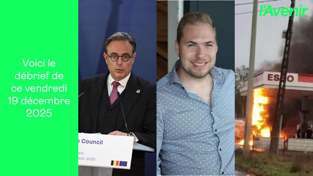 Le récap': Code jaune pour les infections respiratoires | Ukraine : victoire pour De Wever et la Belgique | Une voiture en feu à la station-service