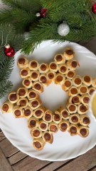 Jour 19 du calendrier de l’avent des recettes - Étoile de feuilletés aux saucisses ⭐️