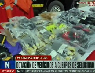 Vpdte. Sec. Cabello: Estamos entregado 11 mil uniformes a la PNB hechos por nosotros mismos