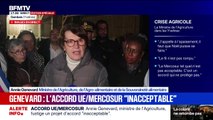 Pour la ministre de l'Agriculture, Annie Genevard, l'accord entre l'Union européenne et les pays sud-américains du Mercosur est 