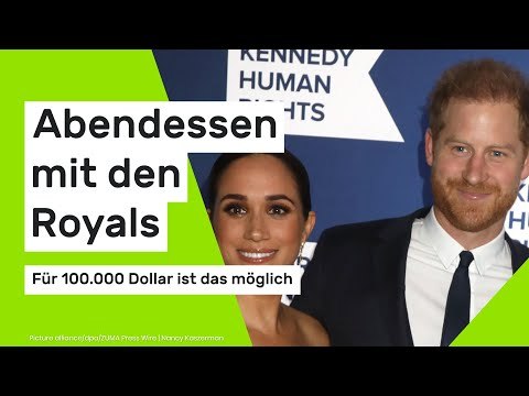 Abendessen mit den Royals: Speisen mit Harry und Meghan? Für 100.000 Dollar ist das möglich