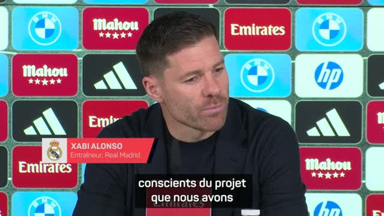 Real Madrid - Alonso : "Du président aux joueurs, nous sommes tous unis"
