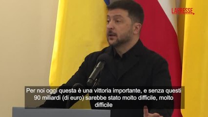 Ucraina, Zelensky: «Sostegno Ue rafforza nostra resilienza»
