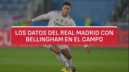 Los preocupantes datos del Real Madrid con Jude Bellingham en el campo