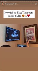 Lore Improta exibe ultrassom do segundo filho e surpreende com tamanho do bebê