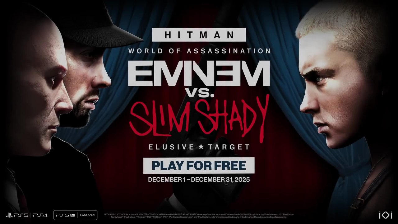 Hitman World of Assassination | Eminem vs Slim Shady Elusive Target | PS5 & PS4 | PC Games