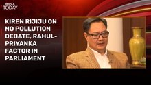 Kiren Rijiju blames opposition for no debate on pollution in Winter Session