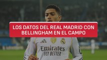 Los preocupantes números del Real Madrid con Bellingham en el campo