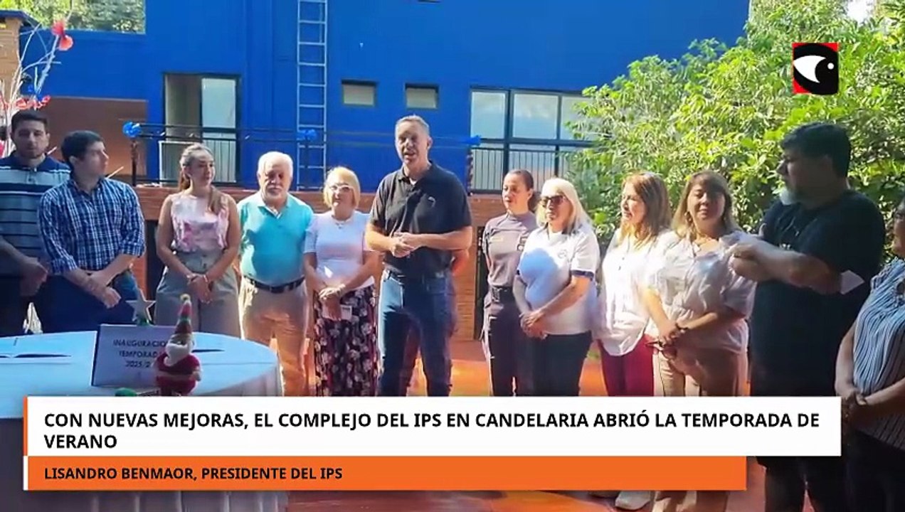 Con nuevas mejoras el complejo del IPS en Candelaria abrió la temporada de verano