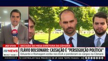 Flávio Bolsonaro afirma que cassação de Eduardo é ‘perseguição política’ | TEMPO REAL