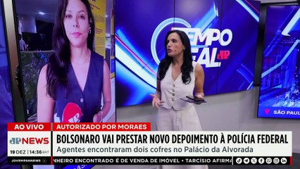 Moraes autoriza Jair Bolsonaro a prestar novo depoimento à Polícia Federal | TEMPO REAL